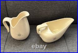 Vtg Grant Crest Tempo Creamer Atomic Age Mid Century Modern Porcelain 1960's &