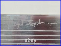 Vtg Mid Century Modern Wall Mirror Atomic Brown Rainbow Arch 60s70s Signed