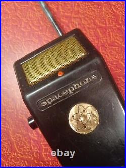 Vtg Mid-century 1960s Electrosolids Spacephone Walkie-talkie Original Box ATOMIC